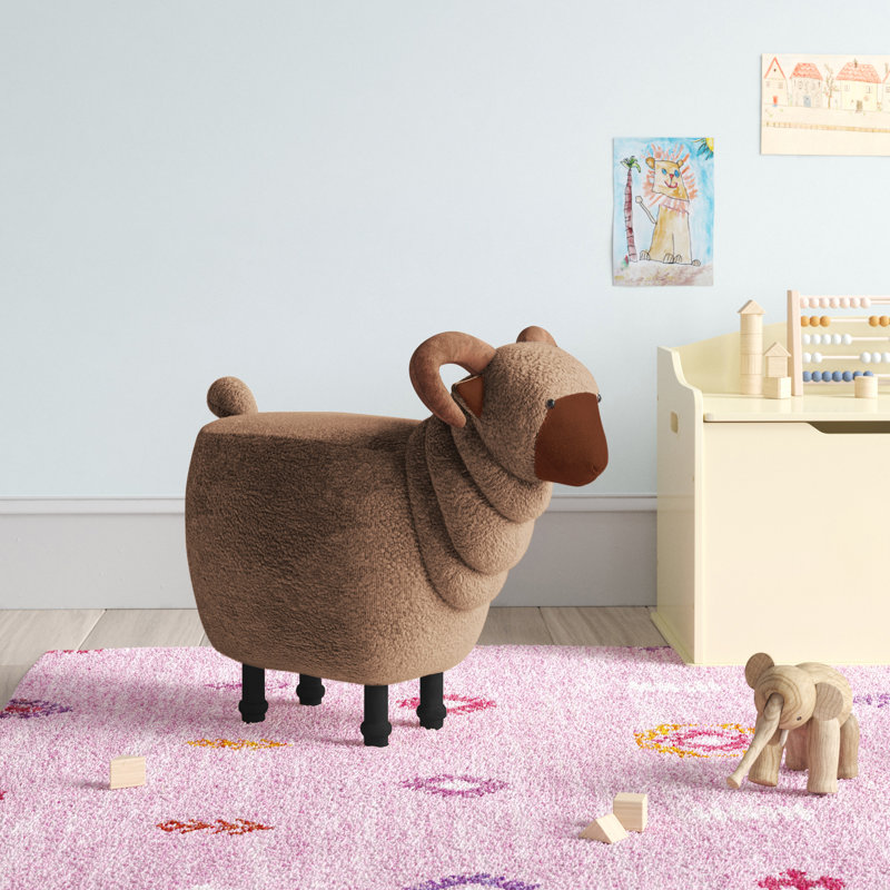 Mistana™ Baby & Kids Hodapp Sheep Animal Ottoman & Reviews Wayfair